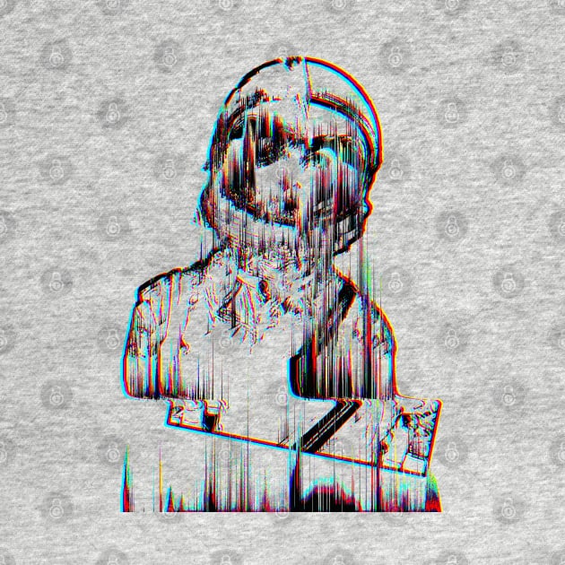 Glitch Aesthetic #2 Spacegirl Astronaut ∆∆∆ by DankFutura